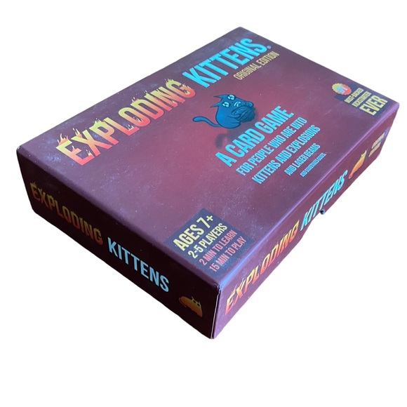 Exploding Kittens Card Game, 2-5 Players - Picture 2 of 5